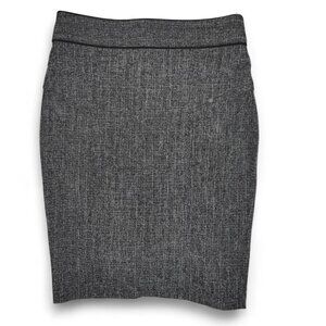 BCX Women's Juniors Business Casual Gray Midi Skirt